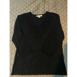 JM Collection Petite Blouse Sweater Size P/M – Fast Shipping